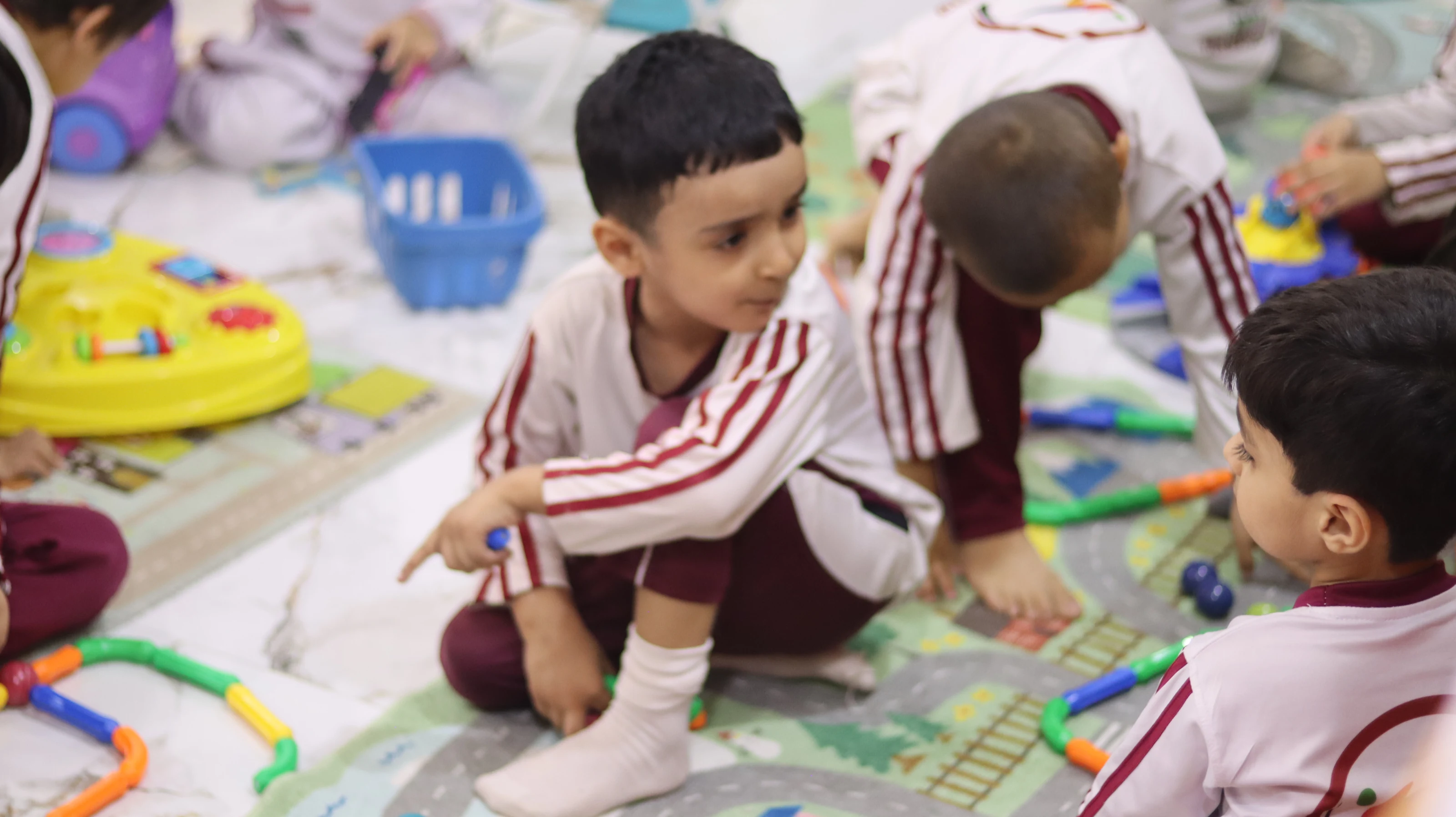 Advanced Minds School students engaged in a classroom activity
